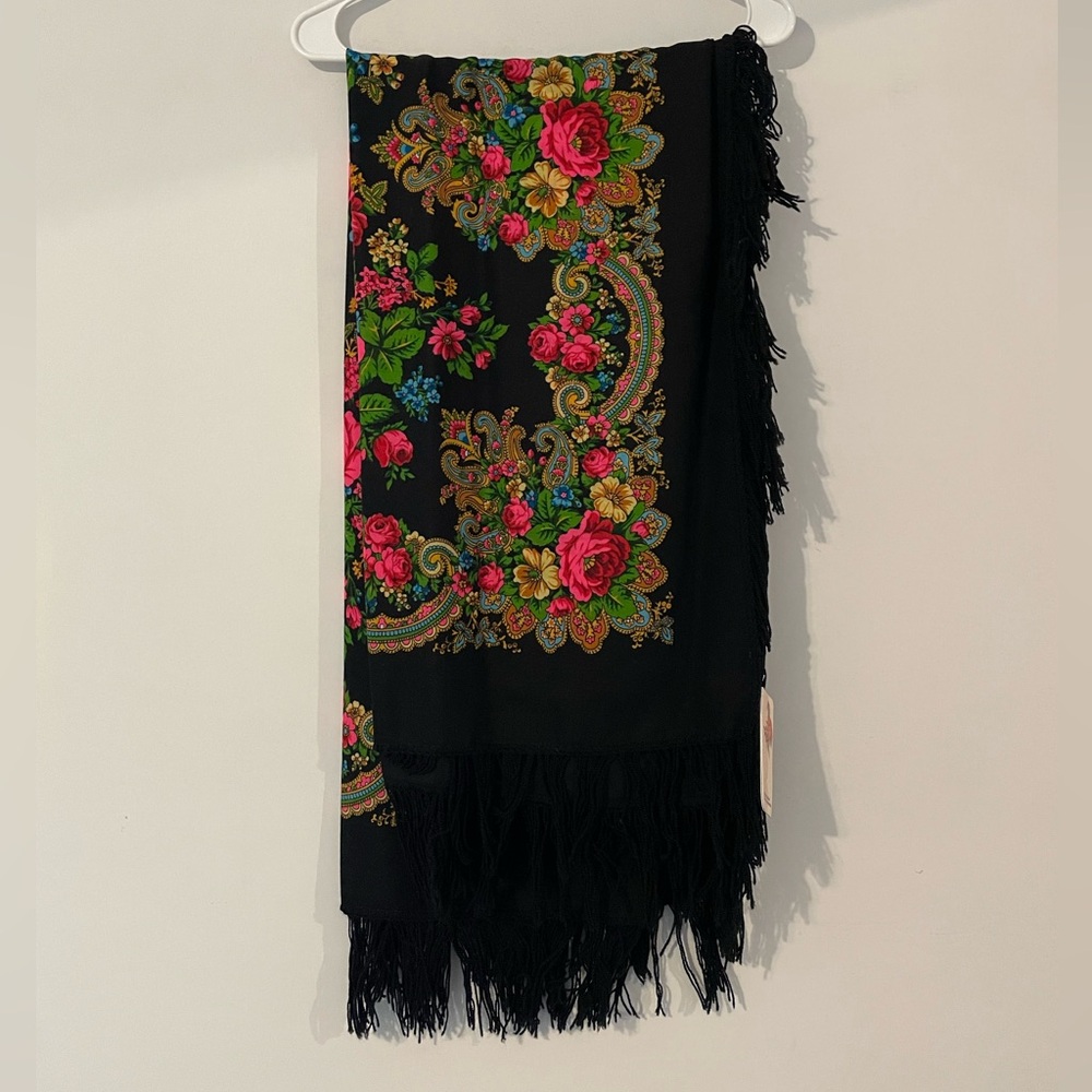 Floral Pashmina
